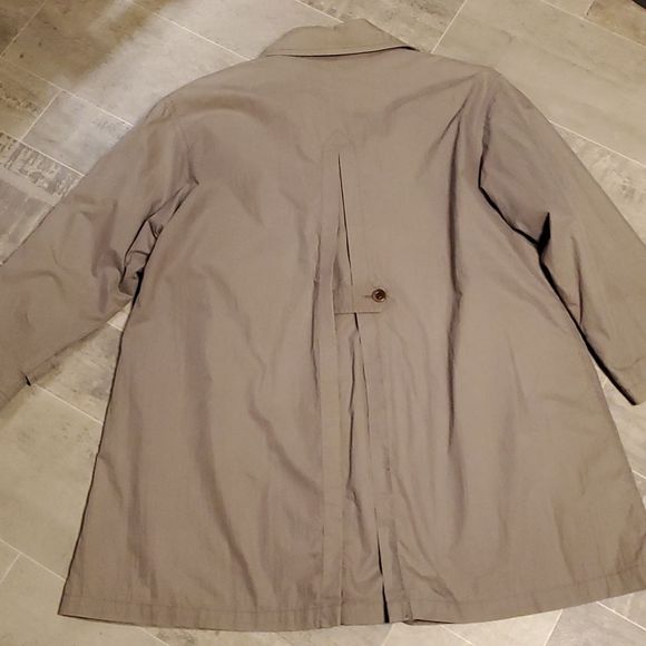 Vintage London Fog Taupe 3/4 Lined Trench Coat - Picture 4 of 12